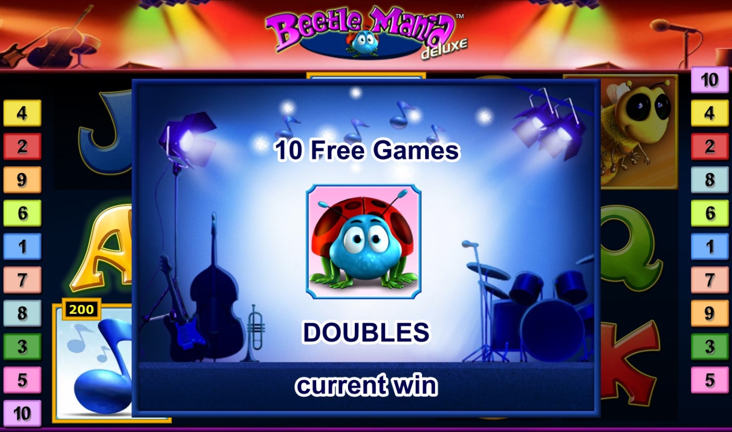Beetle Mania Deluxe Slot Free Spin
