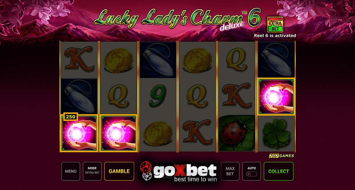 Игровой автомат Lucky Lady's Charm Deluxe 6 онлайн от Novomatic, Greentube и 707 Games в казино Goxbet.